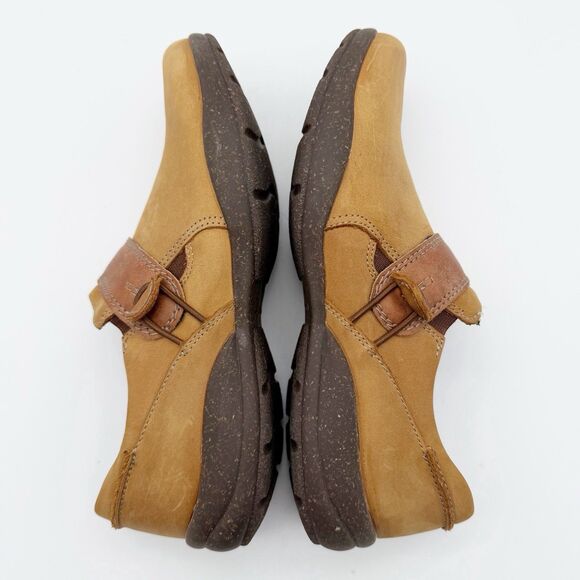 Clarks Roseville Dot Tan Leather Slip On Loafers Ultimate Comfort Women’s 8 - Picture 3 of 11